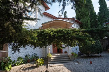 Yalta, Kırım - 09 / 05 / 2019: Yalta 'da Rus yazar Anton Pavlovich Çehov' un Evi-Müzesi.