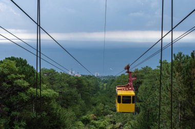 Cableway Miskhor - Ai-Petri, 09 / 06 / 2019, Miskhor, Kırım. 