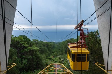 Cableway Miskhor - Ai-Petri, 09 / 06 / 2019, Miskhor, Kırım. 