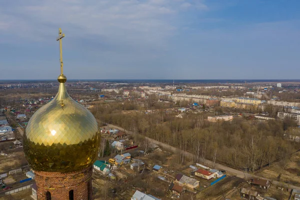 Gouden Koepel Van Klokkentoren Van Kerk Van Opstanding Van Christus — Stockfoto