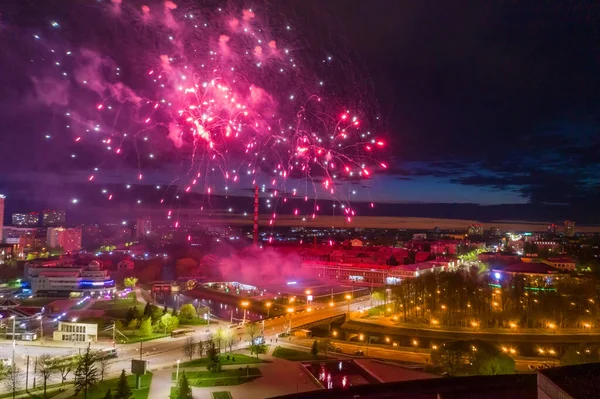 Ivanovo Russia 2020 Festive Salute Honor Victory Day World War — Stock Photo, Image