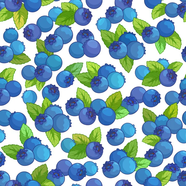 Vector seamless pattern with berries — Stock Vector