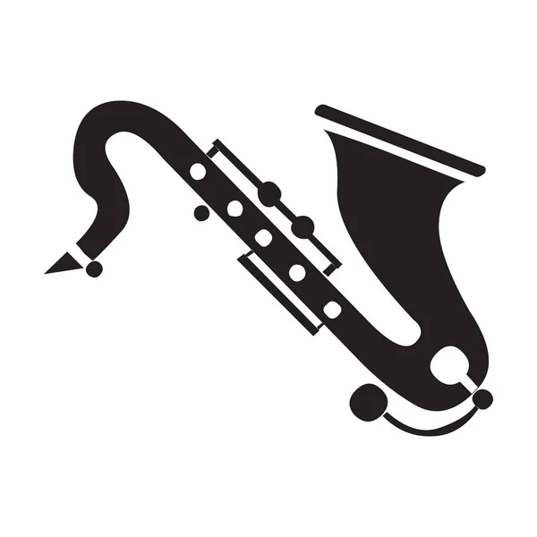 Icono de trompeta Vector Ilustración sobre fondo blanco . — Vector de stock