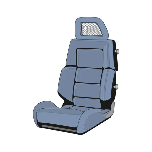 Isolated Car Seat on a white background — 스톡 벡터