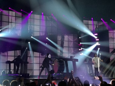 Eurovision 2017 final uluslararası Exhib sahnede