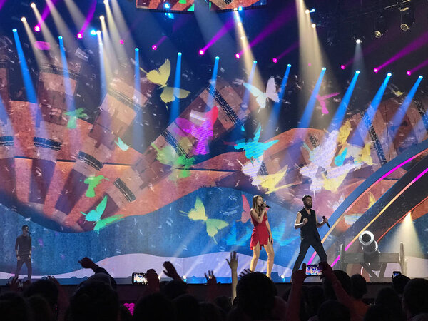 Eurovision in Ukraine, Kyiv. 05.13.2017. Editorial. The Eurovisi
