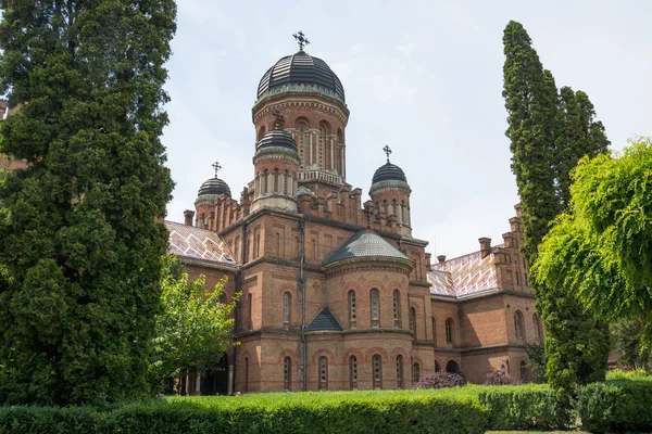 Chernivtsi National University, Residence of Bukovinian and Dalmatian Metropolitans, Chernivtsi, Ukraine. — Stock Photo, Image