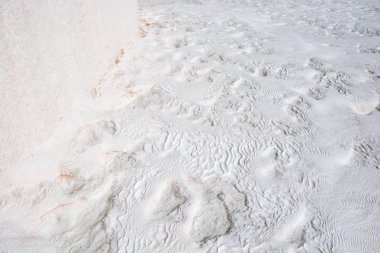 Kalsiyum mevduat Pamukkale, Türkiye'de beyaz doku