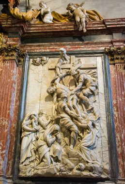 Editoryal. Haziran, 2019. Venedik, İtalya. Sunak parçası