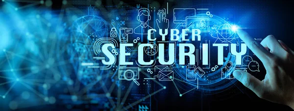 İş adamı Veri Koruması Siber Güvenlik Gizlilik İş Dünyası İnternet Teknolojisi Ui ile çalışıyor.