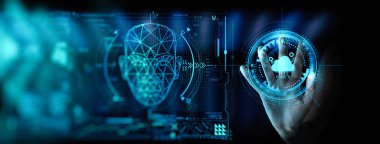 Bulut Hesaplama Teknolojisi İnternet Depolama Ağı Konsepti 'nin el ile ikonu Ui' ye bas