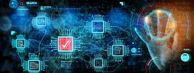 Gösterge paneline bağlı sunucularla Veri Yönetim Sistemi (Dms) ve İş Analitiği konsepti ile el ele dokunma. 