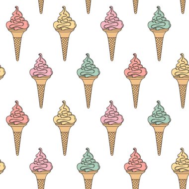 dondurma sorunsuz arka plan