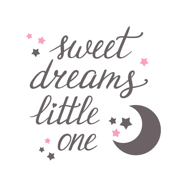 Sweet dreams kleintje — Stockvector