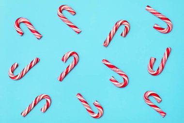 Noel şekerlerinden kusursuz desenler, şenlik tasarım kağıtları