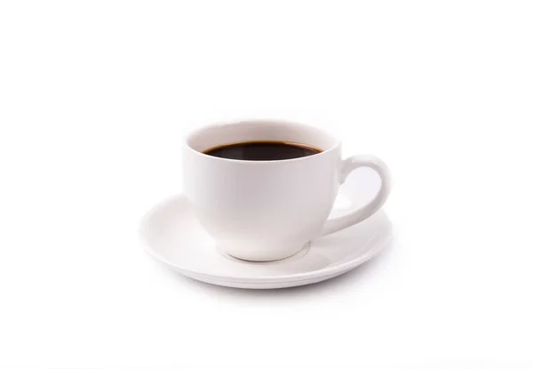 白色背景下隔离的咖啡杯 — 图库照片