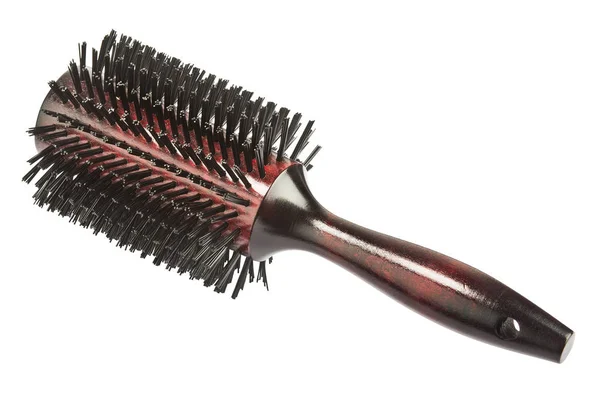 Hair Tools Beauty Hairdressing Concept Brushes Combs White Background — 图库照片