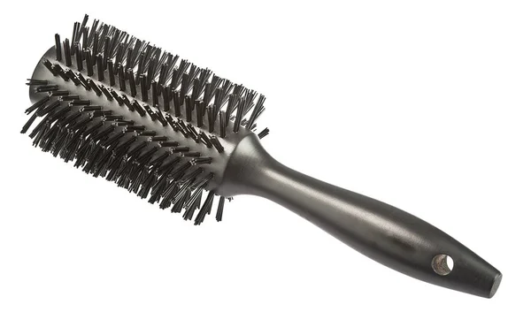 Hair Tools Beauty Hairdressing Concept Brushes Combs White Background — 图库照片