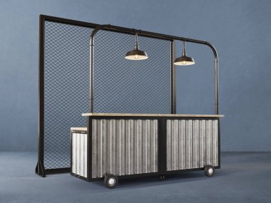 Etkinlikler için bar gezgini, yiyecek kamyonu modeli