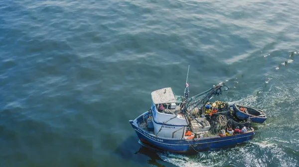 Callao Lima Pérou 2020 Pêcheur Sur Les Côtes Callao 2020 — Photo