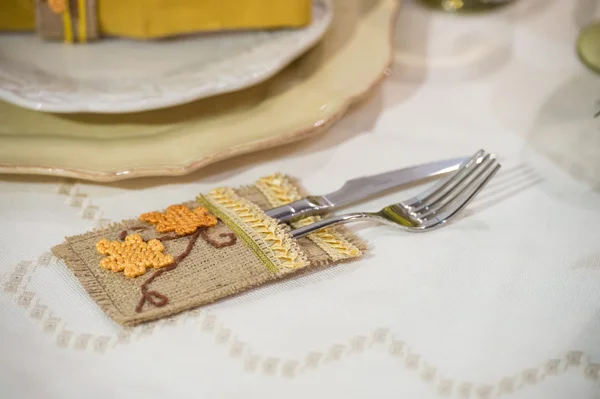 Table serving decoration — Stock Photo, Image