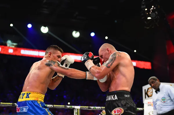 Wbo Cruserweight Dünya şampiyonu ünvanını için mücadele — Stok fotoğraf