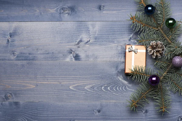 Crăciun baubles și decorațiuni — Fotografie, imagine de stoc