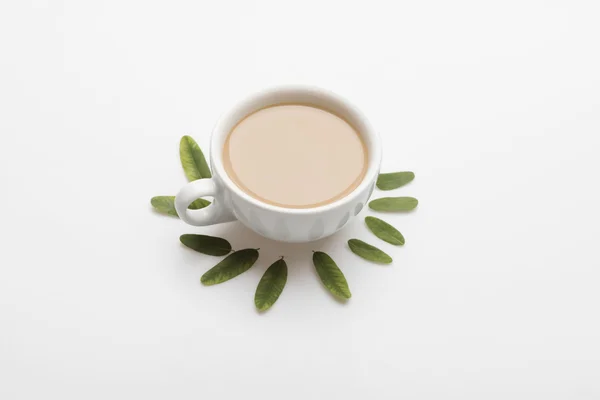 Φλιτζάνι με καφέ, καπουτσίνο ή latte — Φωτογραφία Αρχείου