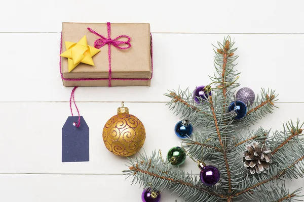 Bugigangas e decorações de Natal — Fotografia de Stock