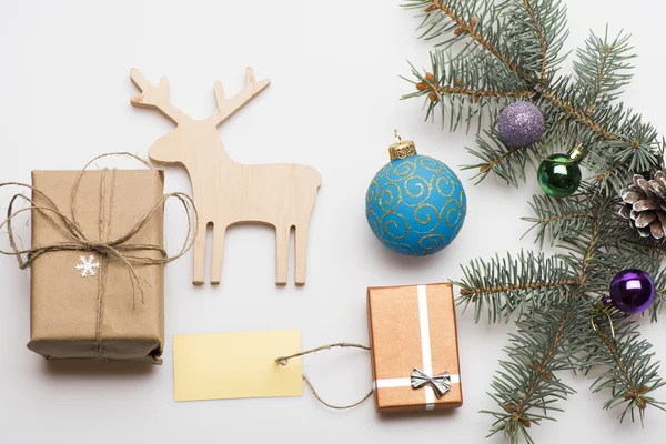 Bugigangas e decorações de Natal — Fotografia de Stock