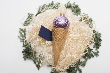 Renkli Noel veya Yeni Yıl dekorasyonu