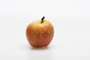 Elma beyaz üzerine izole