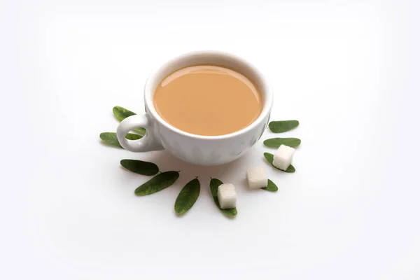 Taza con café, capuchino o latte —  Fotos de Stock