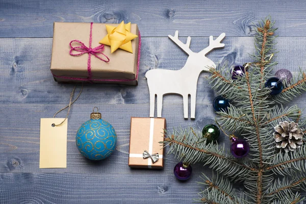 Bugigangas e decorações de Natal — Fotografia de Stock