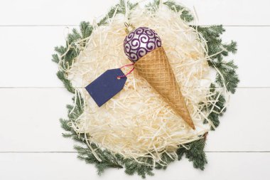 Renkli Noel veya Yeni Yıl dekorasyonu