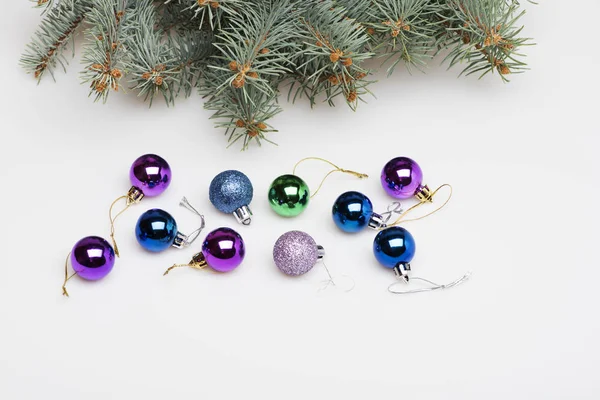 Set van decoratie van Kerstmis — Stockfoto
