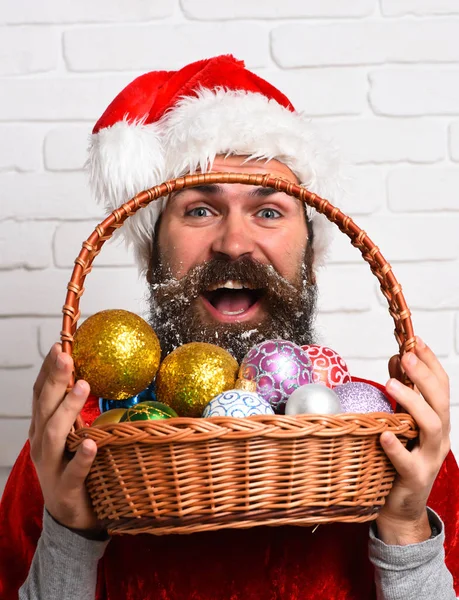 Hipster-Weihnachtsmann — Stockfoto