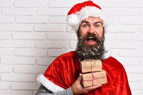 Hipster Babbo Natale — Foto Stock