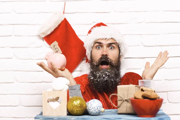 Hipster Babbo Natale — Foto Stock