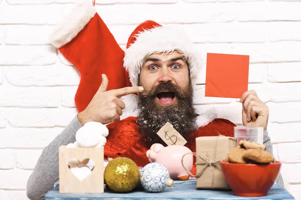 Hipster Babbo Natale — Foto Stock