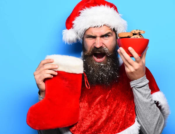 Hipster Santa Claus — Stockfoto