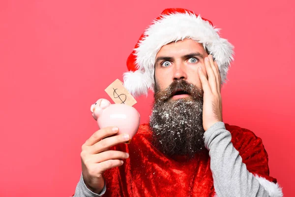 Hipster Papai Noel — Fotografia de Stock