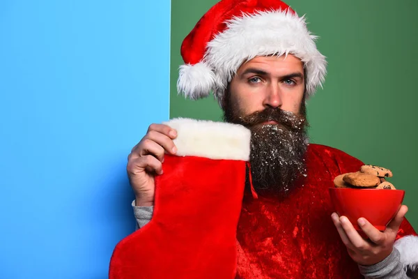 Hipster-Weihnachtsmann — Stockfoto