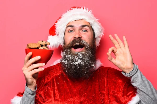 Hipster Santa Claus — Stockfoto