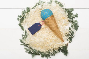 Renkli Noel veya Yeni Yıl dekorasyonu