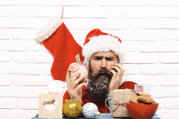 Hipster Babbo Natale — Foto Stock