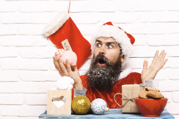 Hipster Santa Claus — Stockfoto