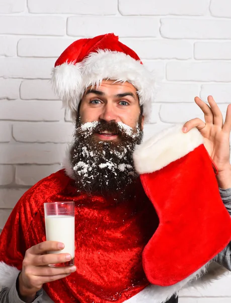 Hipster Papai Noel — Fotografia de Stock