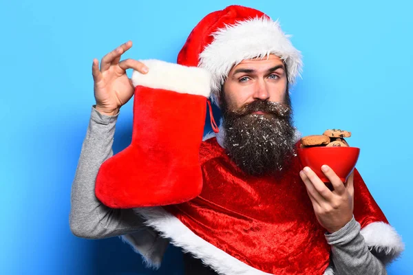 Hipster Santa Claus — Stockfoto