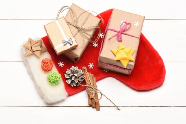 Renkli Noel veya Yeni Yıl dekorasyonu